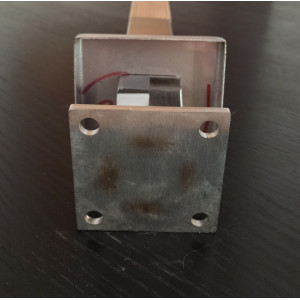 Stĺpik pre zábradlie Nerez/Drevo s nastaviteľným uhlom