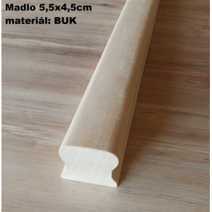 Drevené madlo zábradlia 5,5x4,5cm č.14