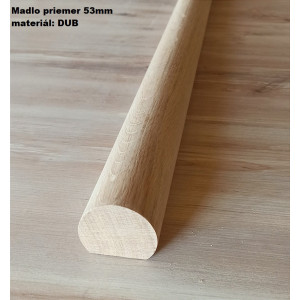 Drevené madlo priemer 53 mm na stenu č.7