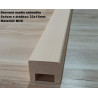 Drevené madlo zábradlia 5x4cm s drážkou 32x15mm č.23