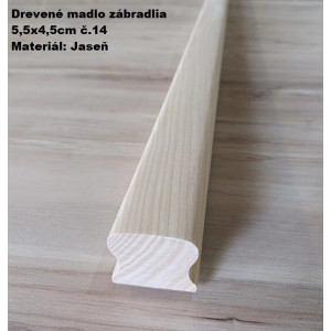 Drevené madlo zábradlia 5,5x4,5cm č.14