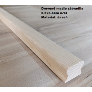 Drevené madlo zábradlia 5,5x4,5cm č.14