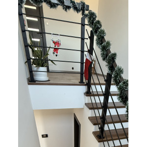 Stĺpik pre zábradlie 60x60mm Čierny Nerez Č.16