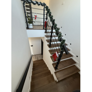 Stĺpik pre zábradlie 60x60mm Čierny Nerez Č.16