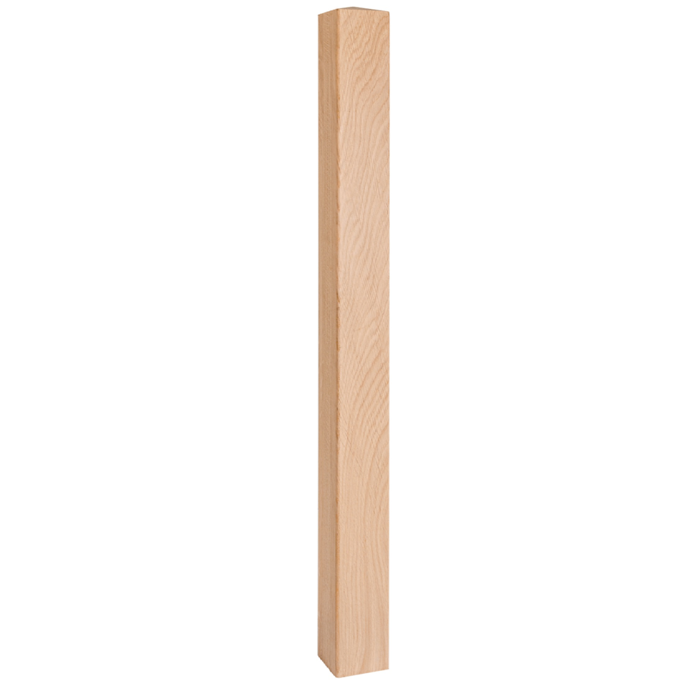Drevený Koncový stĺpik zábradlia 9x9x110 2c vrch pyramída