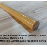 Drevené madlo zábradlia priemer 5,3cm s drážkou 30x5mm č.8