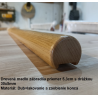 Drevené madlo zábradlia priemer 5,3cm s drážkou 30x5mm č.8