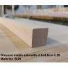 Drevené madlo zábradlia 4,5x4,5cm č.26