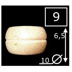 Drevená nábytková noha 9