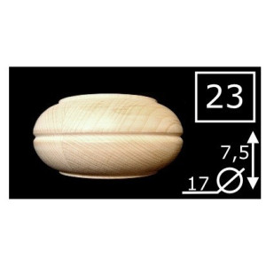 Drevená nábytková noha 23