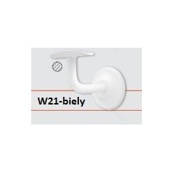Držiak madla W21-biely (pre okrúhle madlo)