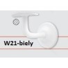 Držiak madla W21-biely (pre okrúhle madlo)