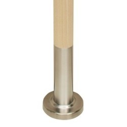Stĺpik systémový fi 42,4 nerez+drevo č.1