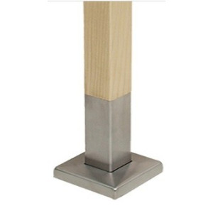 Stĺpik pre zábradlie 60x60mm nerez/drevo č.12