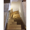 Drevené schody s obrátenou konštrukciou