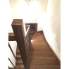 Samonosné drevené schody hnedé