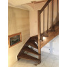 Drevené schody rohové
