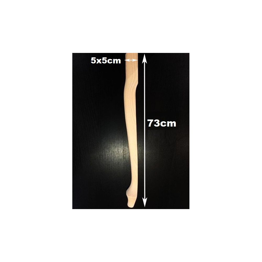 Drevená nábytková noha baroko 3