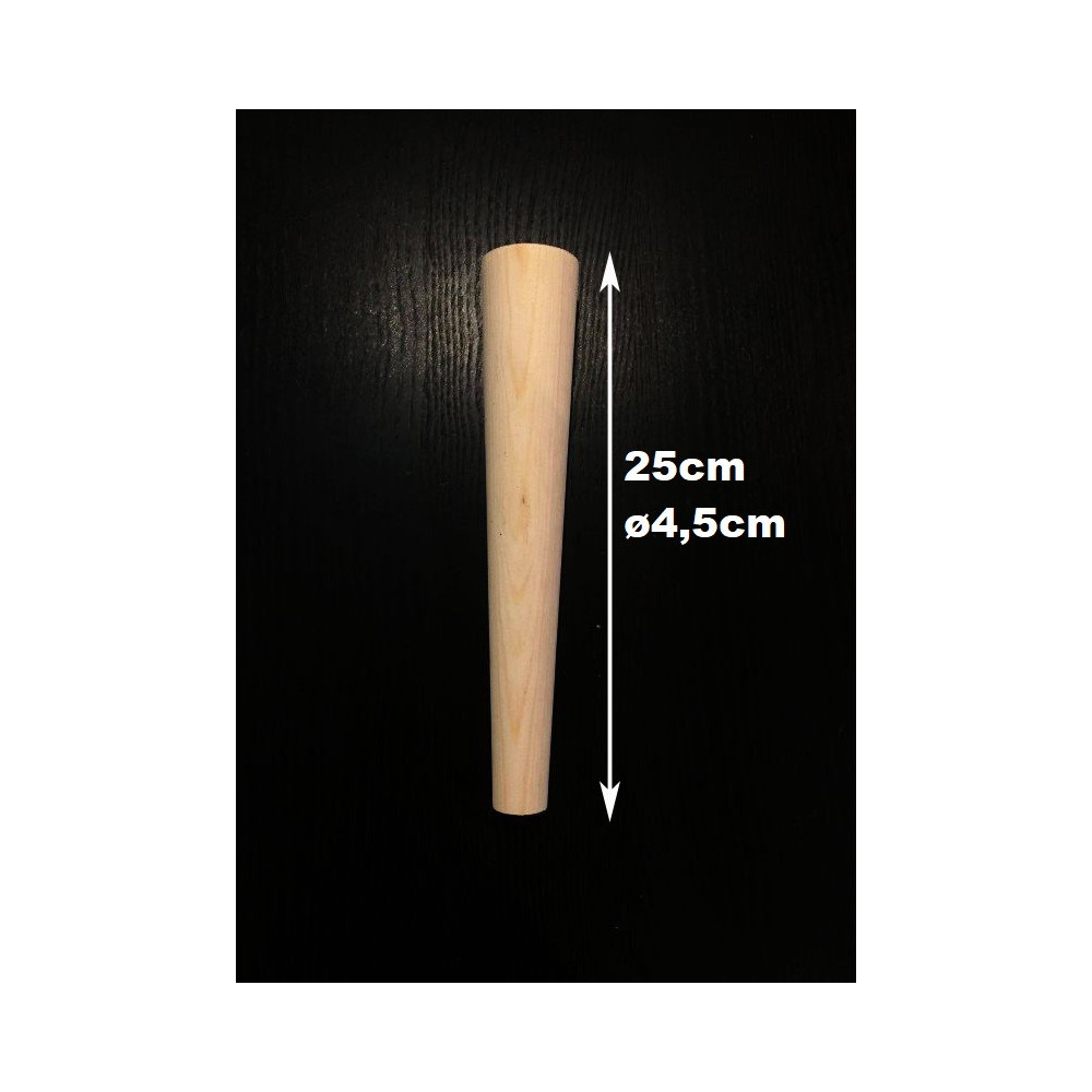 Drevená nábytková noha klasická 17